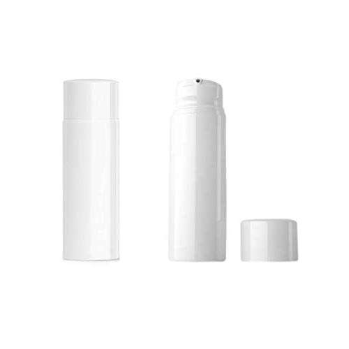 3Pcs Empty Plastic Vacuum Bottle -Upscale White Airless Pump Bottle For Cosmetic Makeup Gel Lotion Emulstion Essential Cream Sample Packing Storage Containers Pot size 30ml/1oz