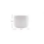 3PCS 250ml/Gram 8oz White Empty Refillable Plastic Cream Lotion Travel Packing Vial Bottles Pot Jars with PP Liner Makeup Storage Holder Container for Cosmetics Lip Balm Face Cream Ointments