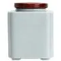 Bouteille à Thé Miniature Scellée en Céramique, Doseur de Thé Portable, Canister en Métal avec Couvercle en Bambou - Idéal pour le Voyage et les Petites Quantités. Bouteille à Thé Miniature Scellée en Céramique, Doseur de Thé Portable, Canister en Métal avec Couvercle en Bambou - Idéal pour le Voyage et les Petites Quantités.