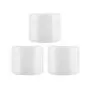 3Pcs 150ml/5oz White PS Empty Refillable Leakproof Cosmetic Jars with Liners Dome Lid Facial Body Cream Pots Tins Boxes Cases Containers Dispense Sample Bottle for Cosmetic Cream Lotion Storage.