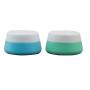 Silicone Travel Accessories Bottles Containers Sets, Silicone Cosmetic Cream Jars for toiletries, Compact Travel Size Containers with Safe Sealed Lids For Business or Personal Travel, Fun Outdoors