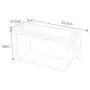 Plastic Kitchen Square Food Storage Containers Canister Grain Storage Tanks Food Storage Jar Airtight Food Storage Containers-touming Plastic Kitchen Square Food Storage Containers Canister Grain Storage Tanks Food Storage Jar Airtight Food Storage Containers-touming