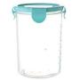 600 1500ml Food Preservation Container Coarse Cereals Grains Jar Scale Bottle Fresh Pot Kitchen Storage Cans Sealing Box Tank,Italy,1000ml Blue