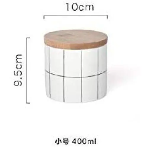 Rund geflochtener, versiegelter Keramik-Aufbewahrungsbehälter für Gewürze, Tee, Kaffee, Dose, Tank, Lebensmittelbehälter, Flasche mit Deckel zur Küchenorganisation