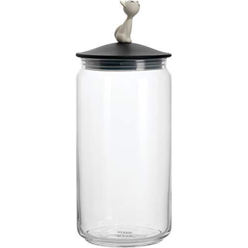 Alessi AMMI22 B Mio Jar Container, Black, Black