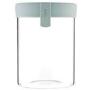 storage jar Grain container Food container Storage Box，Food storage with lid sealed cans kitchen supplies milk powder dried fruit grain storage box, green 800ml