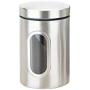 Stainless Steel Sealed Can Cereal Canister Storage Tank Kitchen Tool For Coffee Beans Tea Grains,As Shown