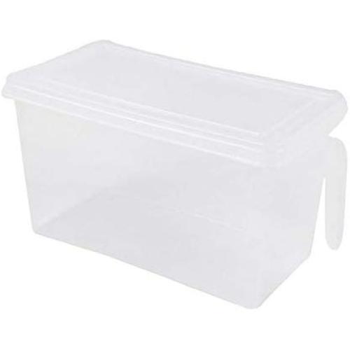 Transparent Refrigerator Food Boxes Storage Organizer Bottles Jars Plastic Lid Cover Box Kitchen Home Organization Accessories,Transparent