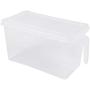 Transparent Refrigerator Food Boxes Storage Organizer Bottles Jars Plastic Lid Cover Box Kitchen Home Organization Accessories,Transparent