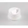 12Pcs Clear Plastic Round Jar with Pink Cap Sample Bottles Containers for Storage Food Lotion Facial Cream Mask Ointment Tea Pill Empty Refillable size 15ML