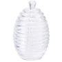 Clothful Offer Clear Honey Pot Set Honey Jar Bee Jam Serving Storage Bottle with Stir Bar