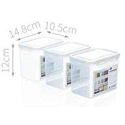 Storage Tank PP Plastic Transparent Sealed cans Food Storage Storage Tank (Size : 1L)