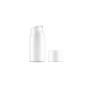 3PCS White Empty Disposable Portable Mini Airless Vacuum Pump Bottle Jars Bayonet Cream Lotion Dispenser Cosmetic Makeup Emulsion Storage Holder Container Pots Travel Accessories(30ml/1oz)