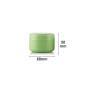 3Pcs 3.3 oz Plastic Round Cosmetic Jars Storage Container Pot Bottle Case Holder with Inner Disc and Lids for Face Cream Eye Shadow Lip Balm Lotion Empty Refillable (Green)