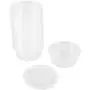 Toyvian 50pcs 20g Slime Storage Containers Plastic Small Cup with Cover
