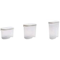 Plastic Storage Jars Airtight Canisters for Bulk Food Storage Kitchen & Household Organization for Dry goods