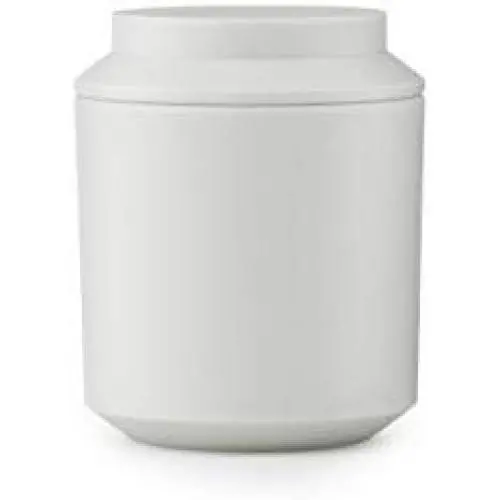 Normann Copenhagen - Geo Jar with Lid - Frost - Diameter: 8cm