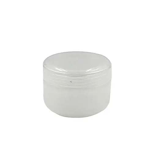 10PCS Refillable Bottles Plastic Empty Makeup Jar Pot Travel Face Cream/Lotion/Cosmetic Container 5 Colors,Clear,10g