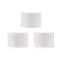3 PCS (50 ML/1.7 OZ) Glänzende Weiße Leere Kunststoffboxen mit Schraubverschluss Tragbarer Wiederbefüllbarer Behälter Jar Für Gesichtcreme, Gesichtseliquid, Haarfilm, Süßigkeiten, Honig Probiergröße Fall