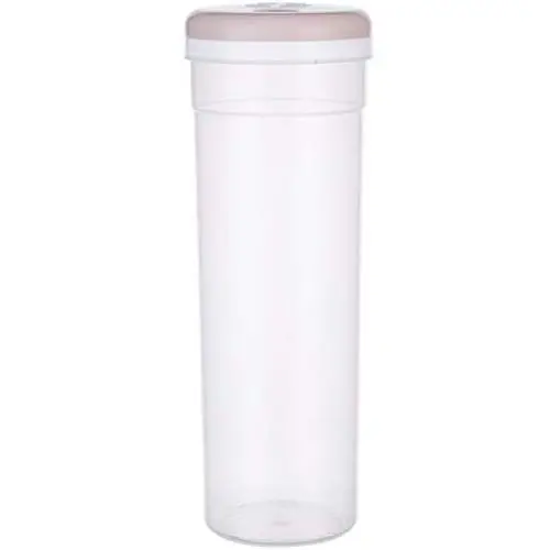 BESTONZON Transparente Versiegelte Dose Getreidespeicher-Tank Küchen-Cereal-Erhalter für Nudeln Trocken-Lebensmittel Hafer Reis (Pink)