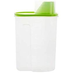 HENWERD Airtight Food Storage Containers Cereal Pasta Flour Food Dispenser Container,Easy Pouring Lid,Kitchen Supplies (H,S)