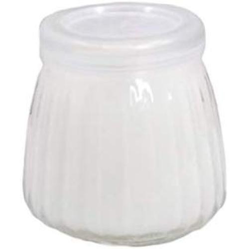 BESTONZON 20pcs 100ml Yogurt Pudding Milk Glass Bottles Jars Glass Storage Jars Perfect for Yogurt Maker