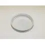 1 New 1 1/2&quot White Glass Jar Metal Lid Food Grade Rubber Seal Replacement Top