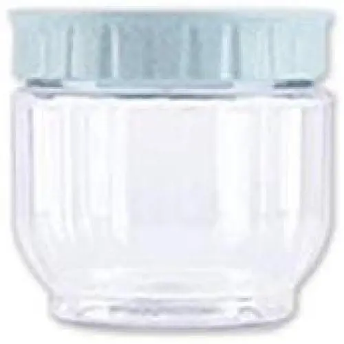 Transparente Glasbehälter, Dünnhut-Behälter, Getreidespeicher, Gewürzglas, Küchen-Aufbewahrungsbehälter, Küchen-Aufbewahrungs-Organizer, blau