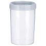 storage jar Grain container Food container Storage Box，Plastic sealed cans kitchen grains dried fruit food storage storage box, gray blue medium