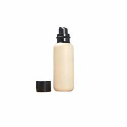 1Pcs 110ml/3.7oz Empty Refillable Glass Pump Press Bottle Lotion Dispenser with Black Pump Top Portable Travel Sample Packing Containers Jar for Lotion Cream Emulsion Essence Foundation Essential Oil