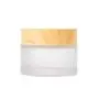 Bouteille de Crème de Soin 5g/10g/15g/30g/50g, Pot à Eye Mask en Verre, Couvercle en Bois Grainé, Emballage Cosmétique (Taille : 15g)