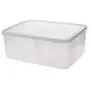 Large-capacity plastic sealed box, compartmentalized crisper box, with lid fruit box, multigrain grain kitchen storage box Large-capacity plastic sealed box, compartmentalized crisper box, with lid fruit box, multigrain grain kitchen storage box