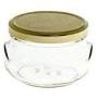 Nakpunar 24 pcs 82TW Gold Canning Jar Lids with 6 lugs - BPA Free Plastisol lined, Made in USA