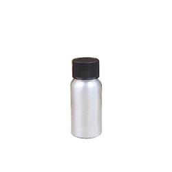 4PCS Empty 30ml Aluminum Bottles, Cosmetic Sample Packing Holder Liquid Metal Bottles Essential Oil Powders Cream Ointments Grease Storage Container Jars with PP Screw Caps (black)