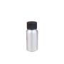 4PCS Empty 30ml Aluminum Bottles, Cosmetic Sample Packing Holder Liquid Metal Bottles Essential Oil Powders Cream Ointments Grease Storage Container Jars with PP Screw Caps (black)