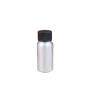 4PCS Empty 30ml Aluminum Bottles, Cosmetic Sample Packing Holder Liquid Metal Bottles Essential Oil Powders Cream Ointments Grease Storage Container Jars with PP Screw Caps (black)