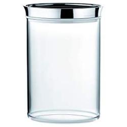 Guzzini GU-2741.09-16 Look 16-3/4-Ounce Storage Jar, Chrome