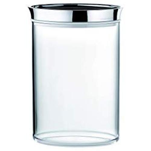 Guzzini GU-2741.09-16 Look 16-3/4-Ounce Storage Jar, Chrome