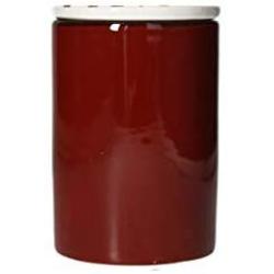 Tognana DE1BAN6M034 Vintage Coffee Storage Jar with Airtight Lid, 5.8 Cups, Red