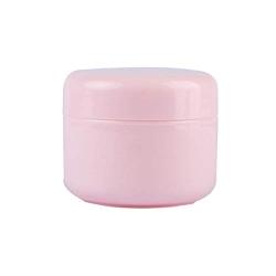 NANSHINE 10PCS Round Cosmetic Pot Jars with Screw Cap Lids Face Creams Bottle Sample Lotion Glitter Storage Container for Scrubs, Oils, Toner, Salves, Creams 100ml/g Pink