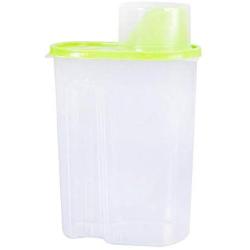 Plastic Separated Kitchen Food Cereal Grain Bean Rice Storage Container Box Storage HP green