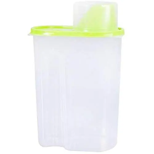 Plastikbehälter für getrocknete Lebensmittel, Cerealien, Getreide, Reis, Lagerboxen, HP grün
