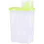 Plastic Separated Kitchen Food Cereal Grain Bean Rice Storage Container Box Storage HP green
