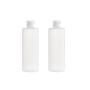 2PCS Transparent Refillable Empty Plastic Cosmetic Squeezable Vial Bottles Jar Pot with Flip Cap Toner Lotion Shower Gel Shampoo Storage Container (400ml/14oz)