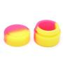 100 Pcs 2ML Colorful Round Silicone Non Stick Concentrate Containers Jar Storage Box