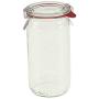Weck 975 1/4L Cylindrical Jar Set of Six - 11.5 Ounce