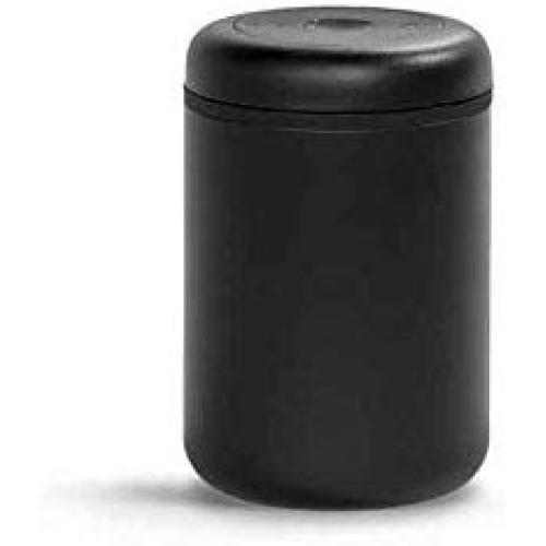 Fellow Atmos Vacuum Canister for Coffee & Food Storage, Matte Black, 1.2 liter, Integrated Vacuum Pump, Airtight Seal
