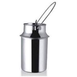 King International 100% Stainless Steel Milk Storage Can Milk Canister Doli | Dolu | Dolchi Milk Bucket Gallon Milker - 1.5 liter with Lid- Ideal For Storing and Transporting Liquid
