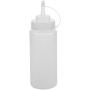 Xigeapg 1 x Medium-Sized Plastic Sauce Squeezer Bottle Dispenser - 16oz