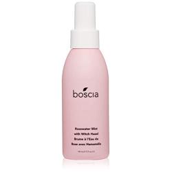 boscia Rosewater Mist with Witch Hazel - Vegan, Cruelty-Free, Natural and Clean Skincare | Alcohol-Free Face Toner with Rosewater, Witch Hazel, and Aloe Vera, 4.73 Fl Oz